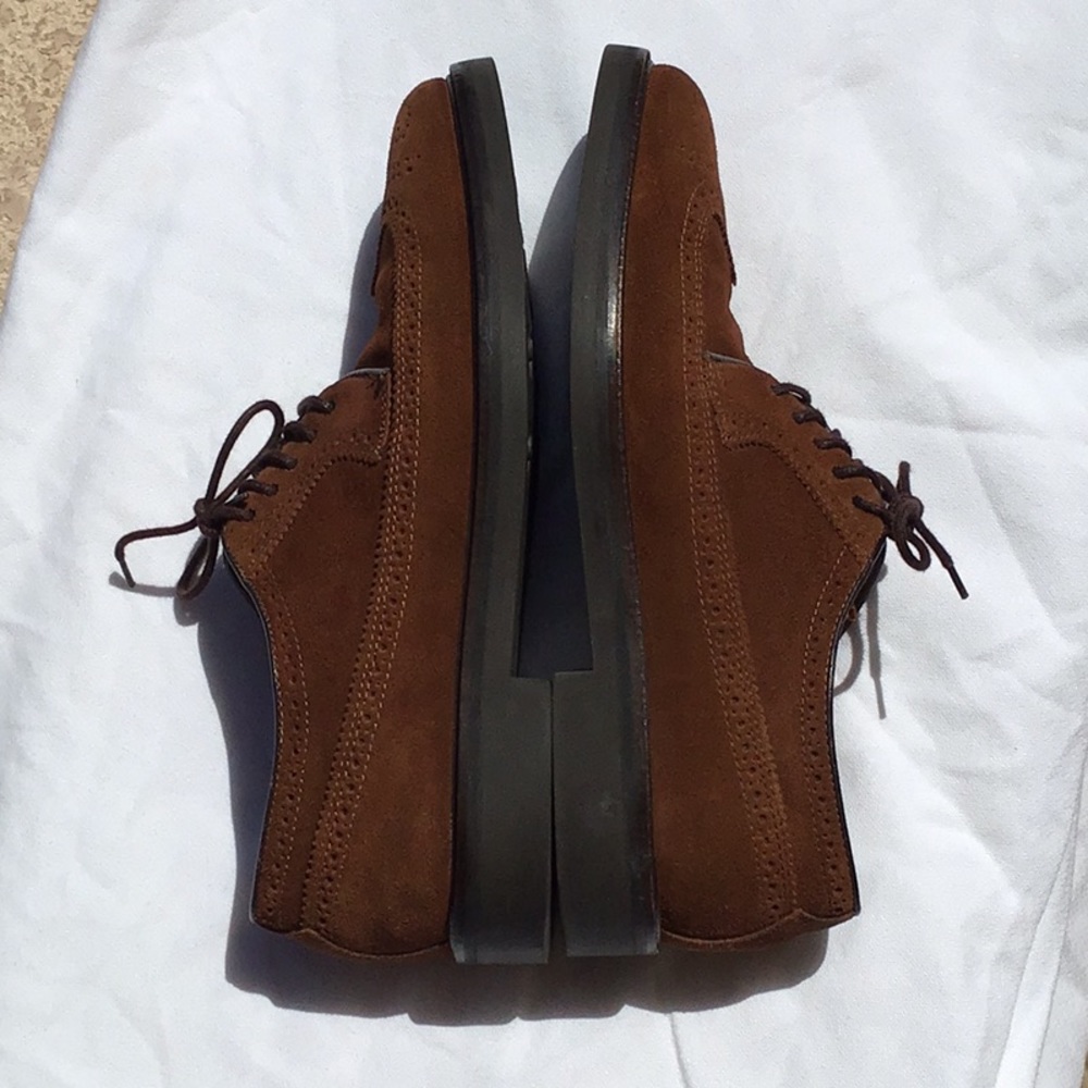 Polo Ralph Lauren suede wingtips 8.5/D used - Picture 3 of 16